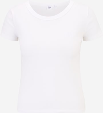 Gap Petite Shirt 'BRANNA RINGER' in White: front