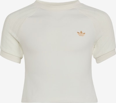 ADIDAS ORIGINALS T-Shirt 'SLIM KNITTED 3 STRIPES' in 128 in gold / naturweiß, Produktansicht