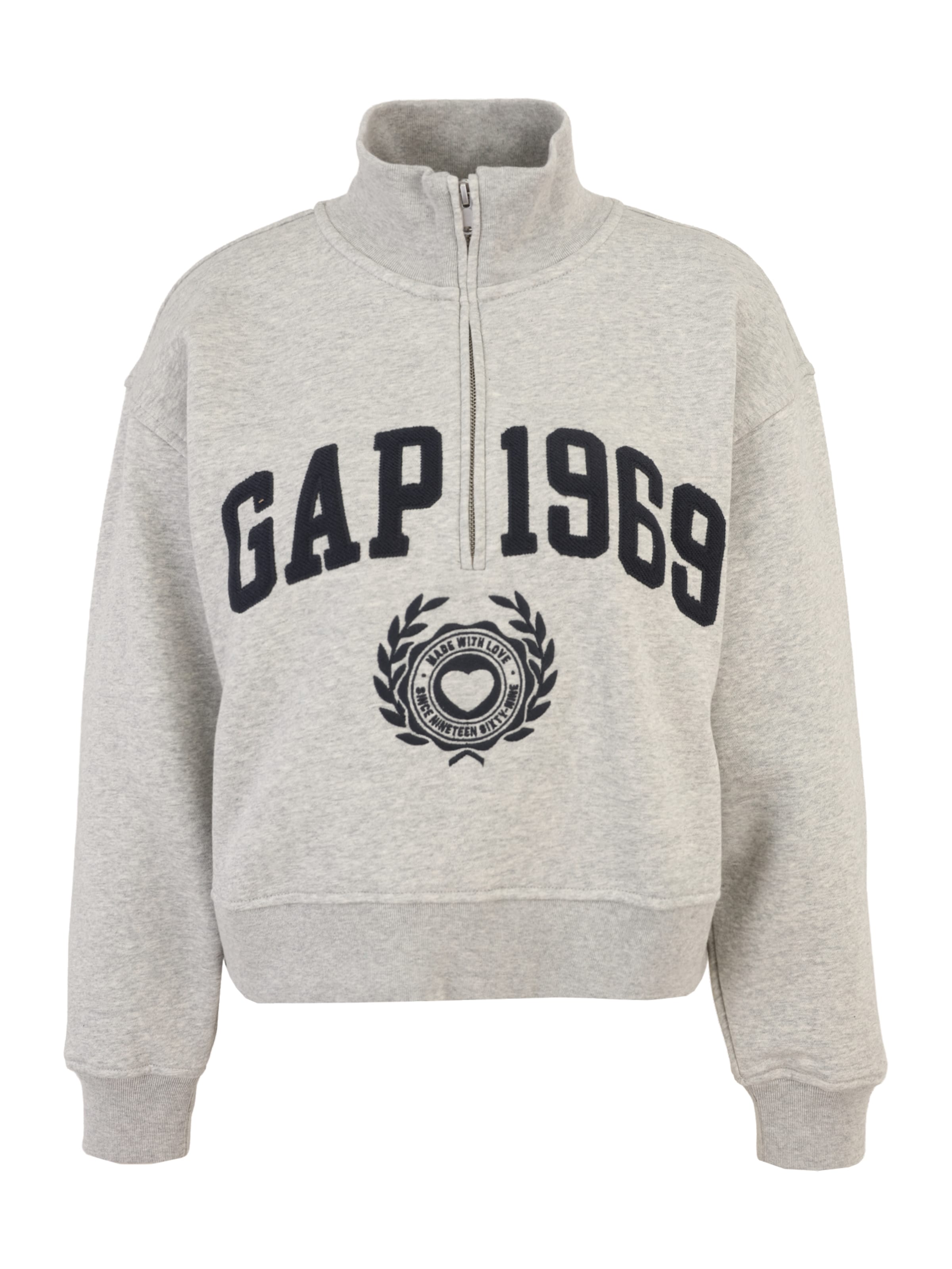 Gap Petite Sweatshirt in Grijs: voorkant