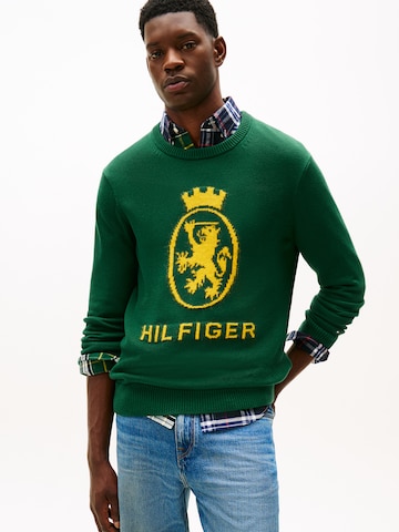 TOMMY HILFIGER Pullover in Grün: Vorderseite