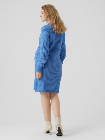 MAMALICIOUS Knit dress 'Nancy' in Blue