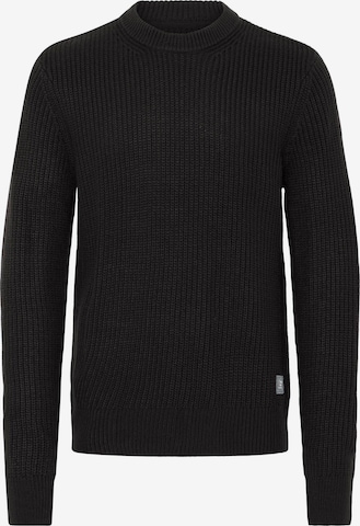 BLEND Strickpullover ' BHMRibi ' in Schwarz: Vorderseite