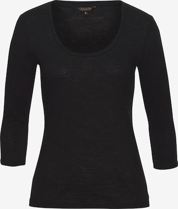 Herrlicher Shirt in Black: front