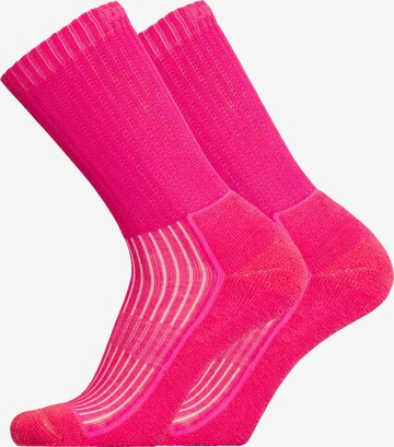 UphillSport Sportsocke 'SAANA' in Pink: predná strana