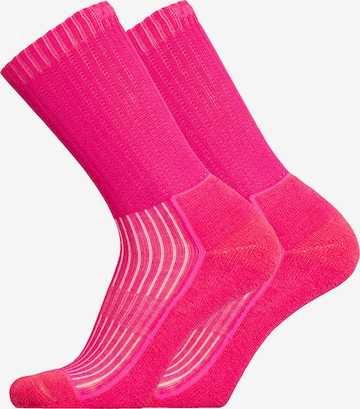 UphillSport Athletic Socks 'SAANA' in Pink: front