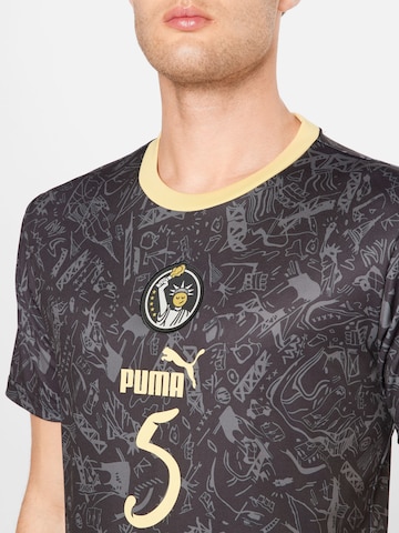 PUMA - Camiseta de fútbol en negro