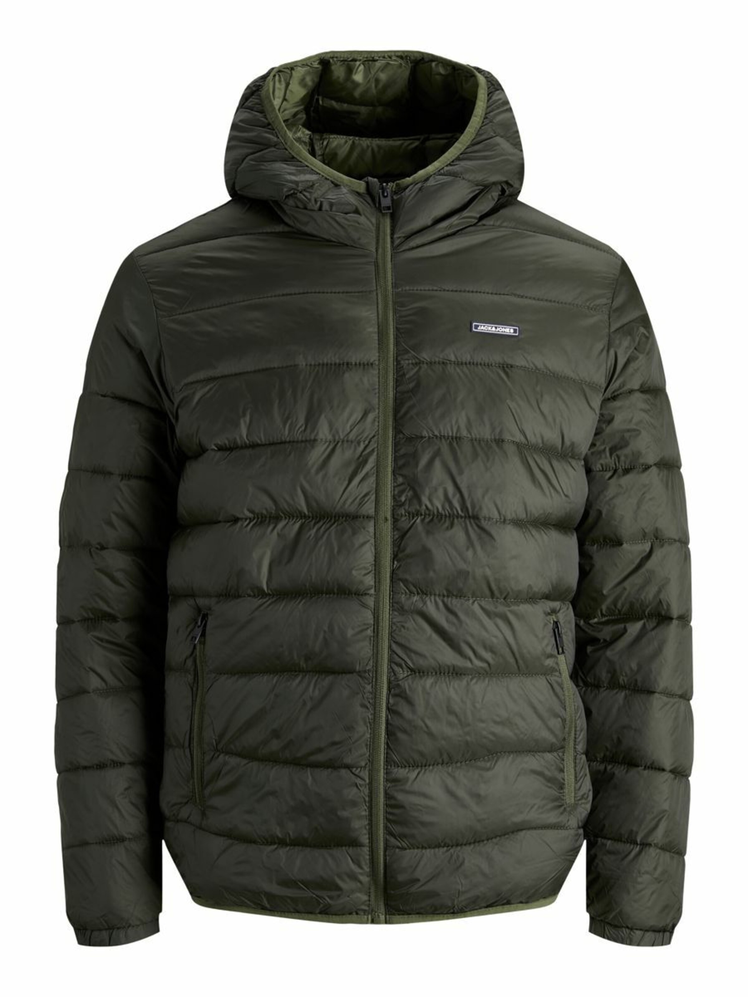 JACK & JONES Přechodná bunda 'JJVINCENT' – zelená: přední strana