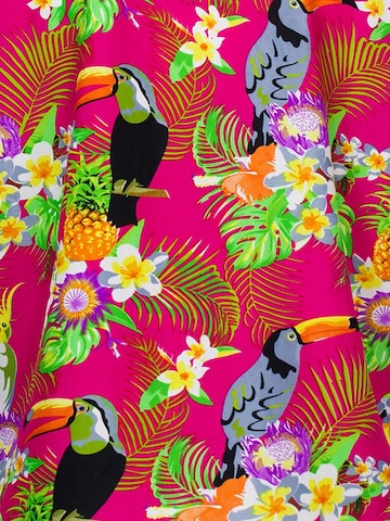 King Kameha Schal 'Parrot Cockatoo' in Pink
