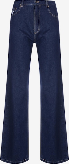 Karl Kani Jeans in de kleur Donkerblauw / Oker / Wit, Productweergave