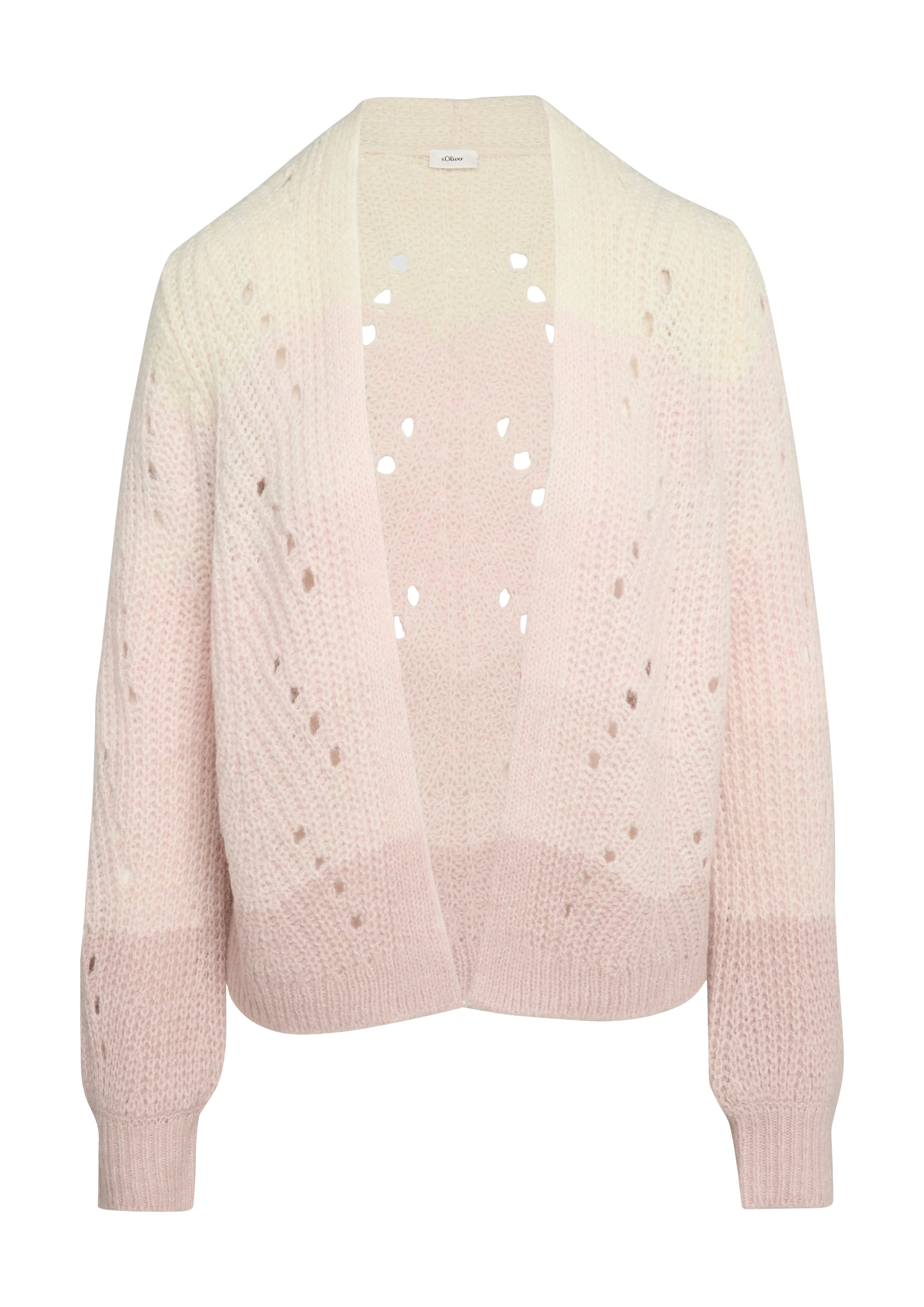 s.Oliver BLACK LABEL Strickjacke in Pink: Vorderseite