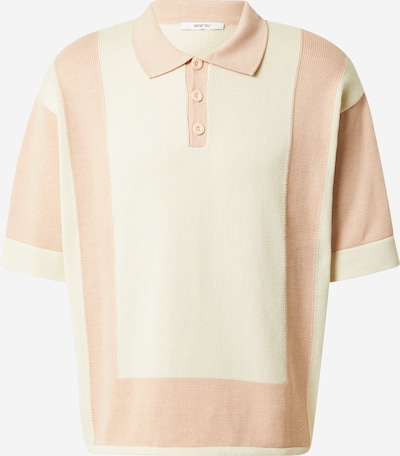 Smiles Poloshirt 'Rafael' in pfirsich / offwhite, Produktansicht