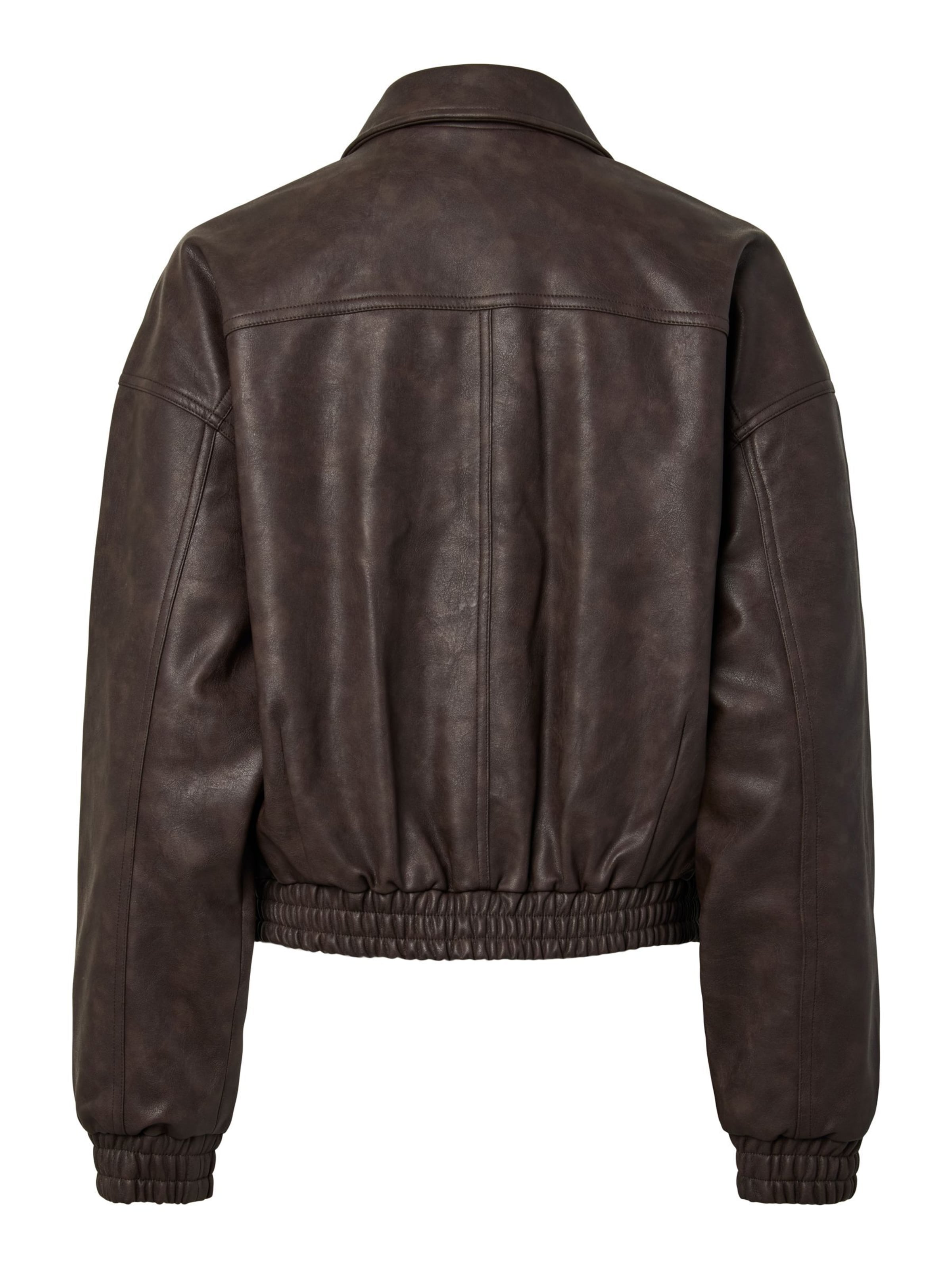 PIECES Between-Season Jacket 'PCARIANA' in Brown