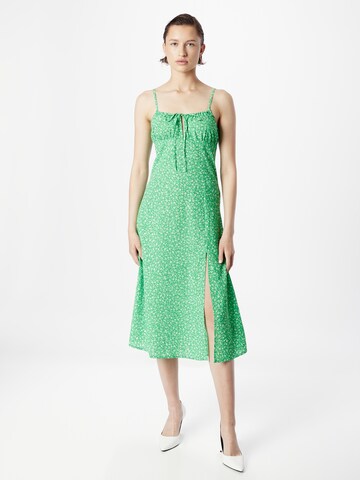 Monki Summer Dress in Green: front