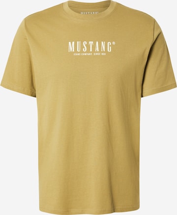 žalia MUSTANG Marškinėliai 'Style Austin': priekis