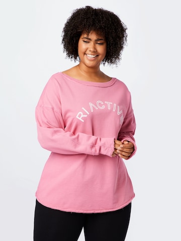 River Island Plus Sweatshirt in Pink: front
