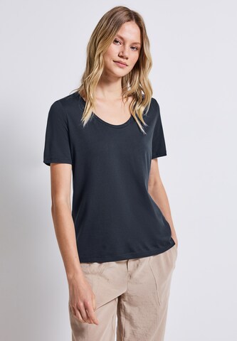 STREET ONE T-Shirt in Blau: Vorderseite