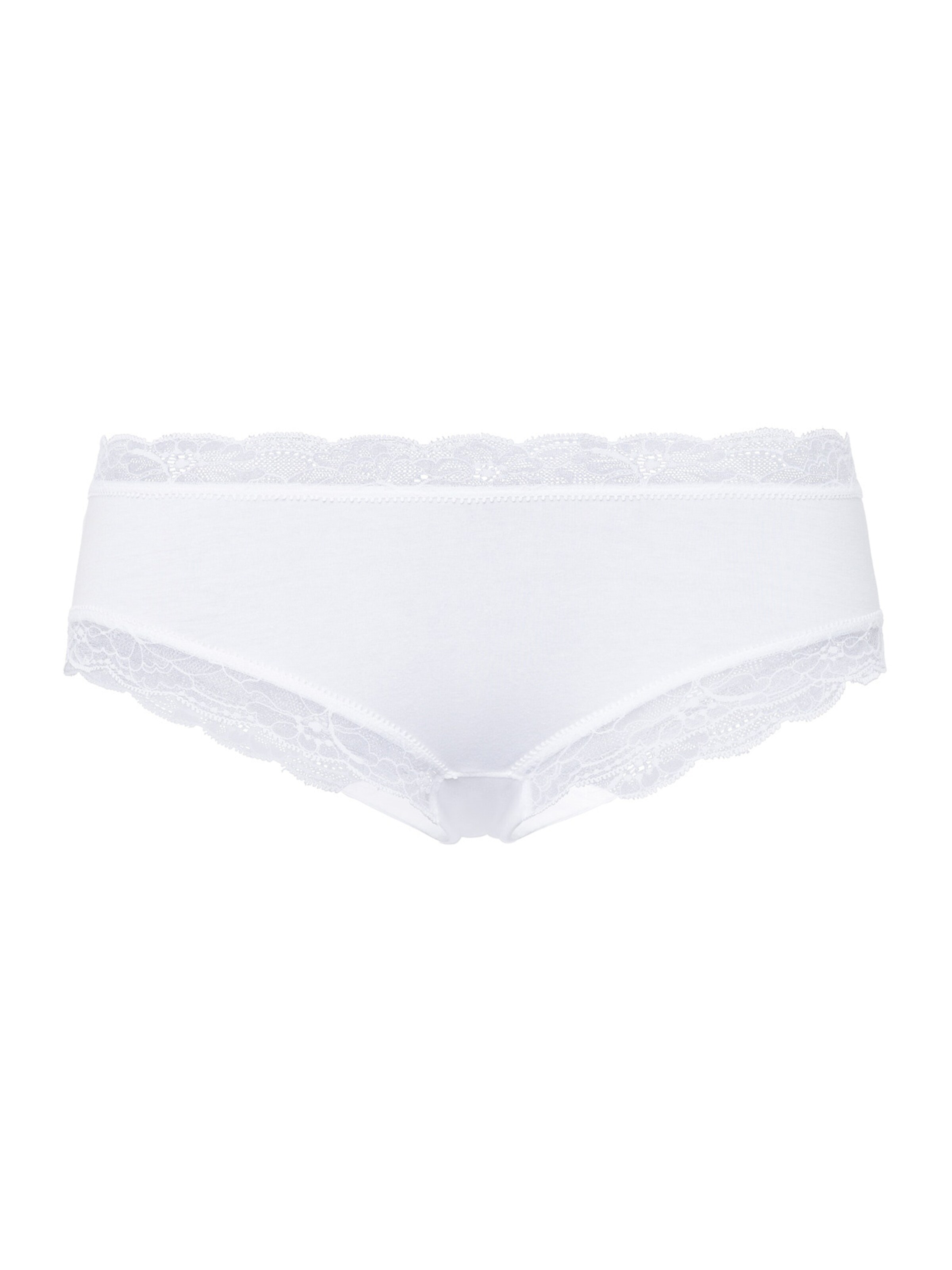 Hanro Broekje ' Cotton Lace ' in Wit: voorkant