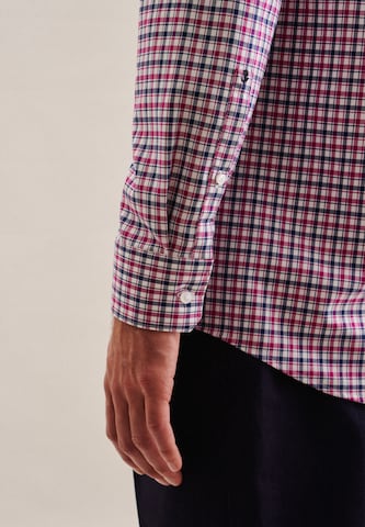 SEIDENSTICKER Regular fit Zakelijk overhemd 'Smart Essentials' in Roze