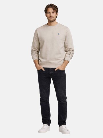 U.S. POLO ASSN. Sweatshirt in Beige