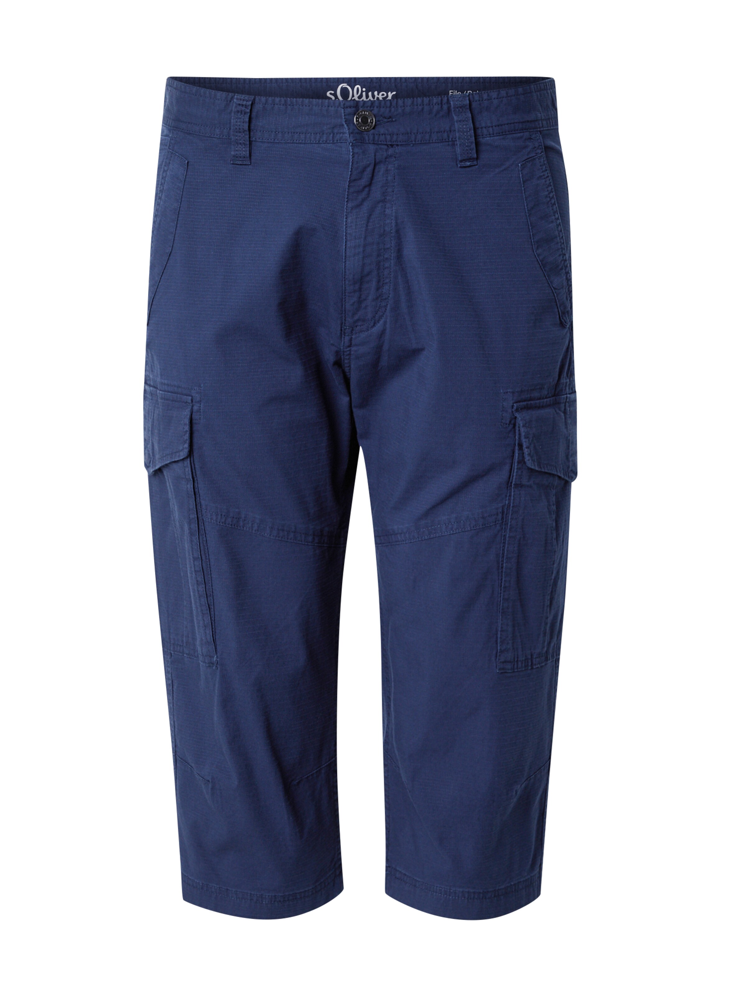 s.Oliver Klapptaskutega püksid 'File', värv sinine: eest vaates