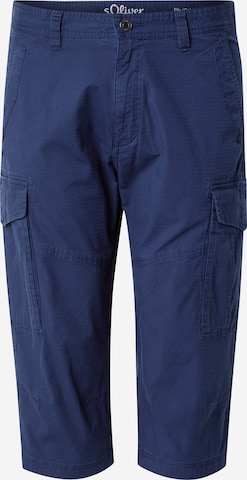 Pantaloni cargo 'File' di s.Oliver in blu: frontale