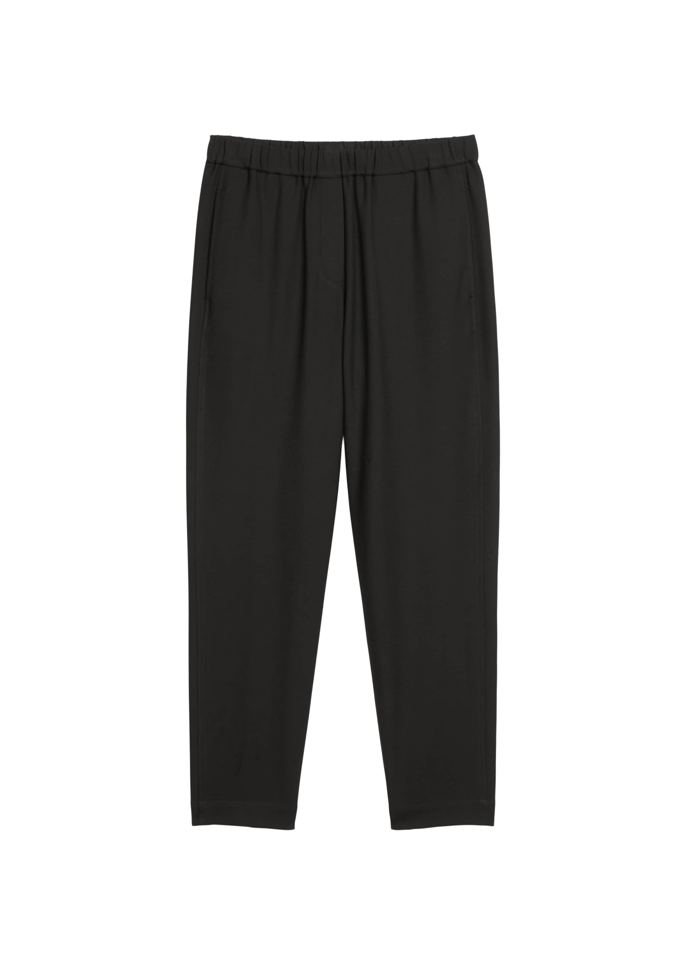 melns Marc O'Polo Standarta Bikses: no priekšpuses