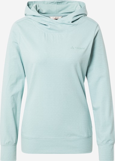 VAUDE Sweatshirt 'Tuenno' in mint / weiß, Produktansicht