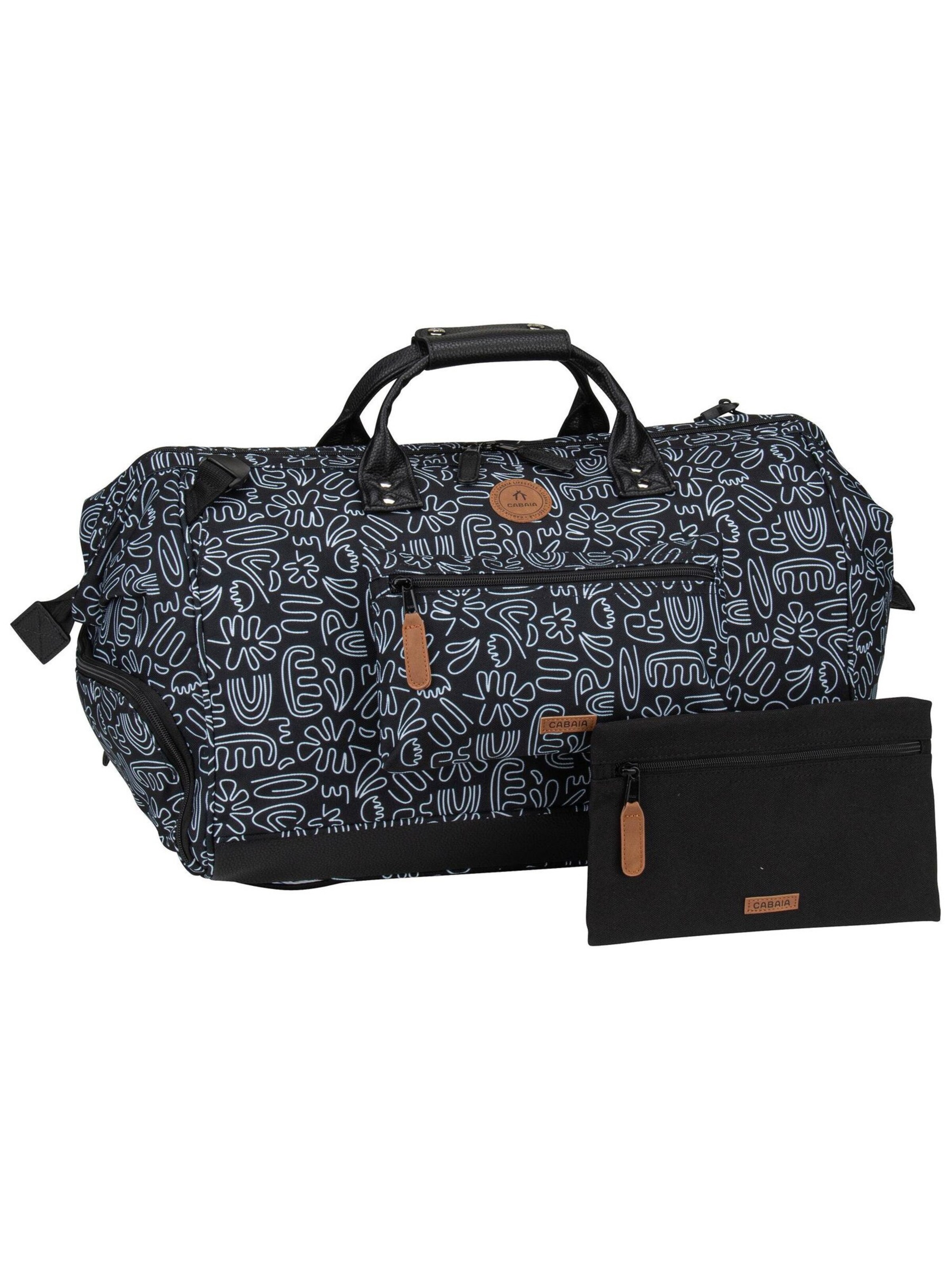 Cabaia Travel Bag 'V2 Oxford ' in Black: front