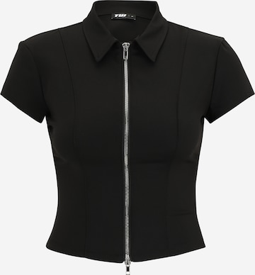 Chemisier Tally Weijl en noir : devant