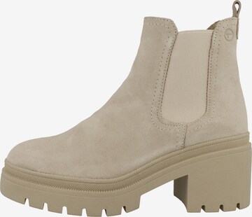 TAMARIS Chelsea boots in Beige