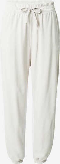 Pantaloni sport ADIDAS PERFORMANCE pe alb / alb coajă de ou, Vizualizare produs