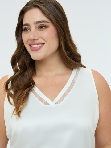 Fiorella Rubino - Top en blanco