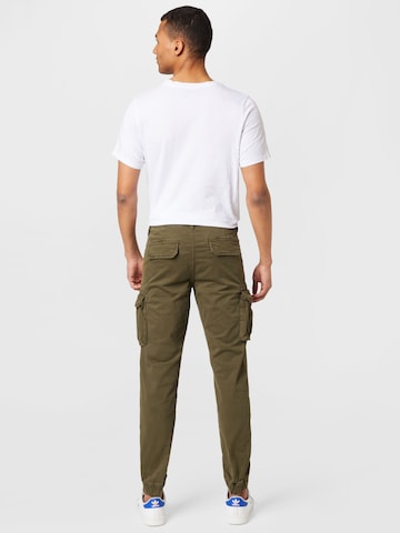 OVS - Tapered Calças cargo em verde