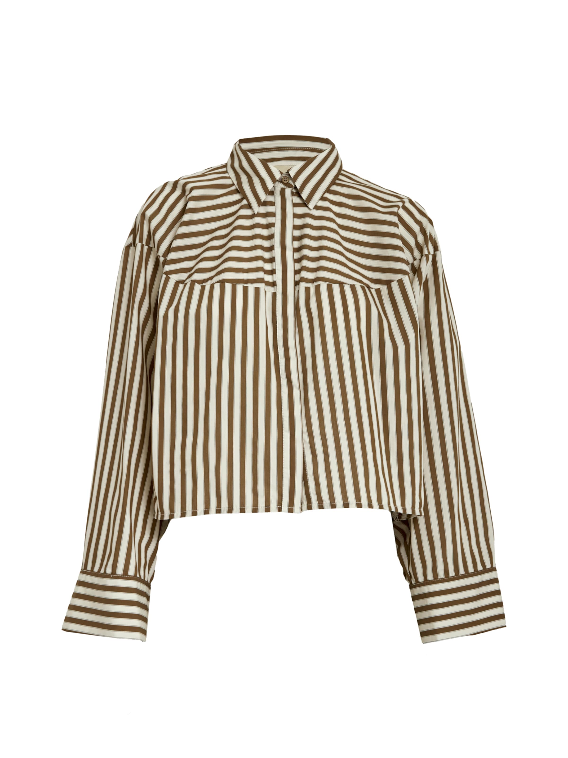 Peppercorn Shirt 'Sadie' in Brown: front