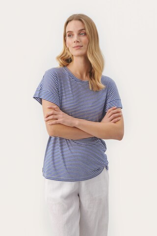 Part Two Shirt 'Emelie' in Blauw: voorkant