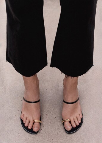 MANGO Boot cut Jeans 'Bootmum' in Black