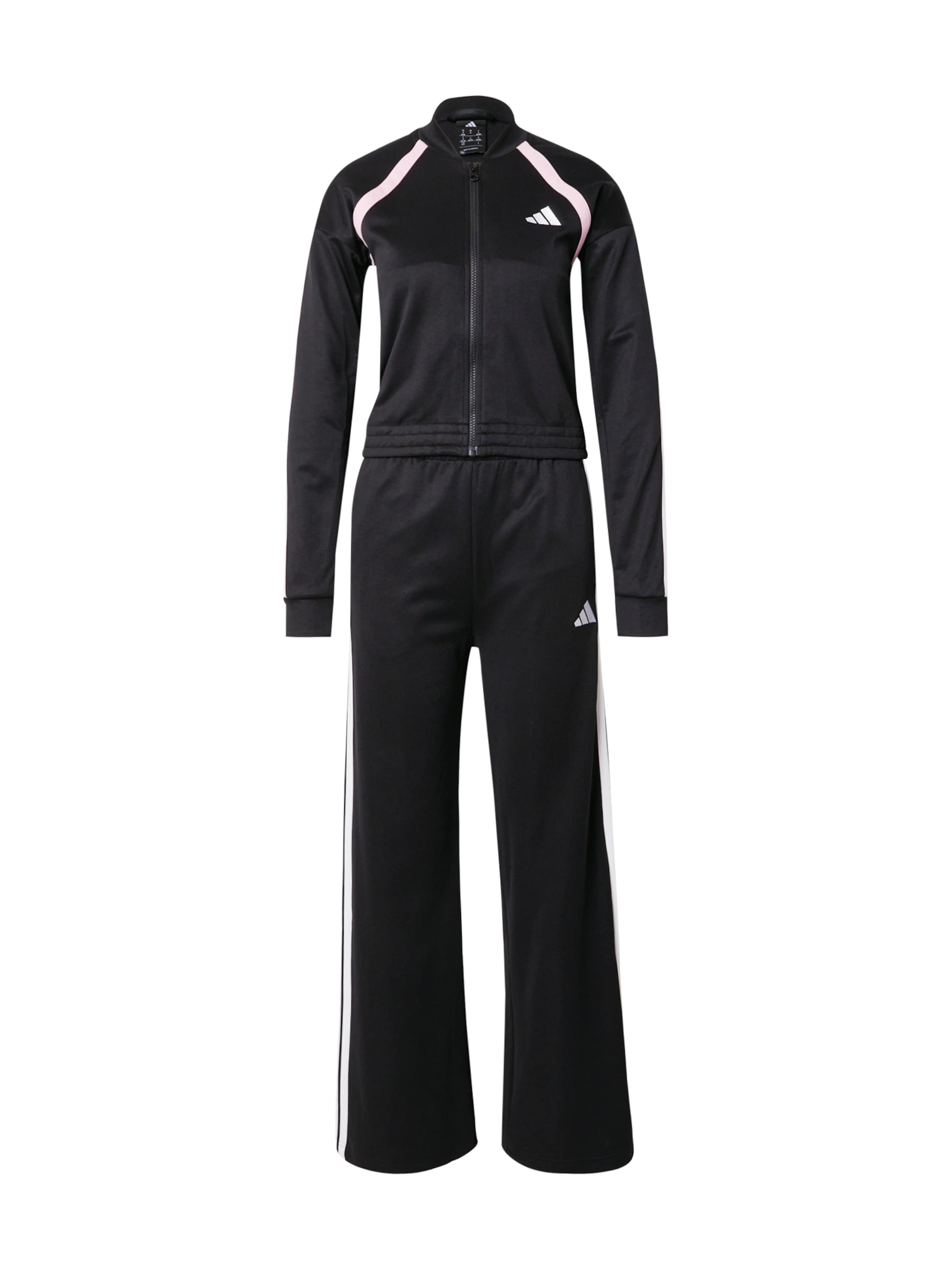 ADIDAS SPORTSWEAR Tracksuit 'Teamsport' in Black: front