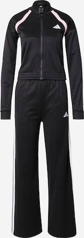 juoda ADIDAS SPORTSWEAR Treniruočių kostiumas 'Teamsport': priekis