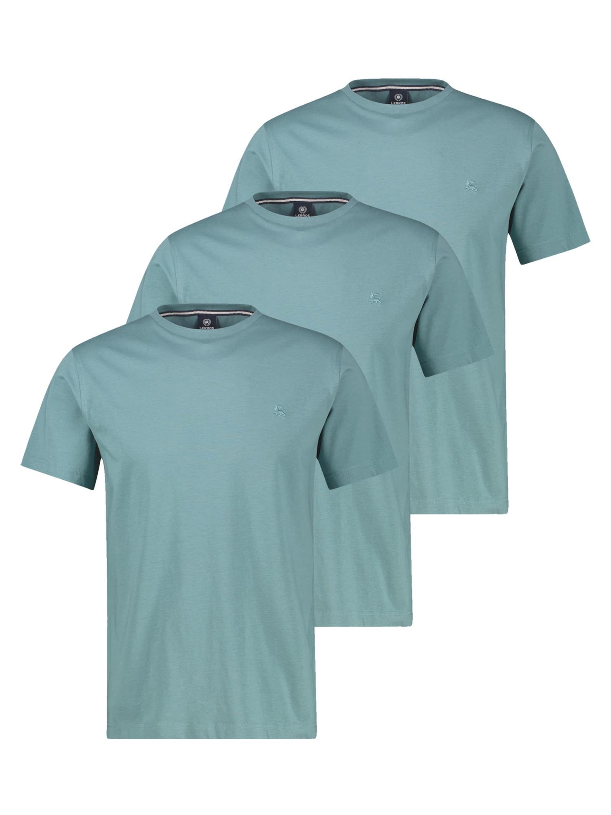 LERROS Shirt 'Basic'‌‌ in Grün: Vorderseite