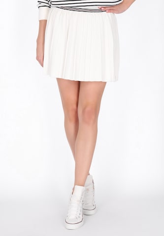 DreiMaster Maritim - Falda en blanco: frente