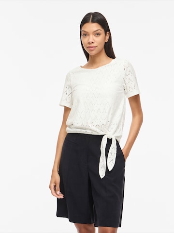 VILA Μπλουζάκι 'VIAMALINA' σε λευκό: μπροστά