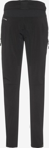 Tapered Pantaloni per outdoor 'Qimsa II' di VAUDE in nero