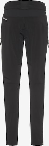 Effilé Pantalon outdoor 'Qimsa II' VAUDE en noir