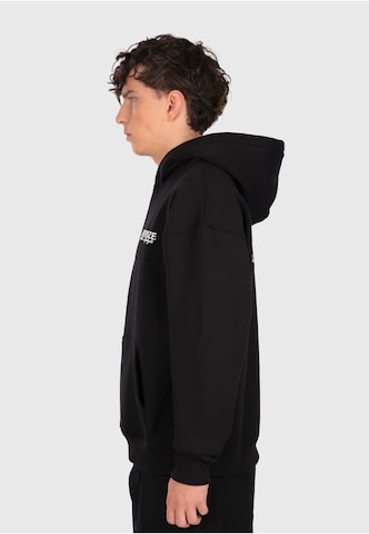 Dropsize Sweatshirt 'Hustle' in Zwart