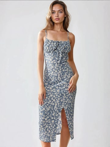 Hiccup Kleid in Blau: Vorderseite
