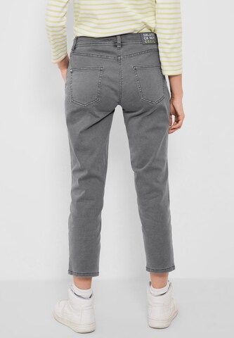 CECIL Slim fit Pants in Grey