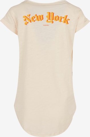 T-shirt 'New York' F4NT4STIC en beige
