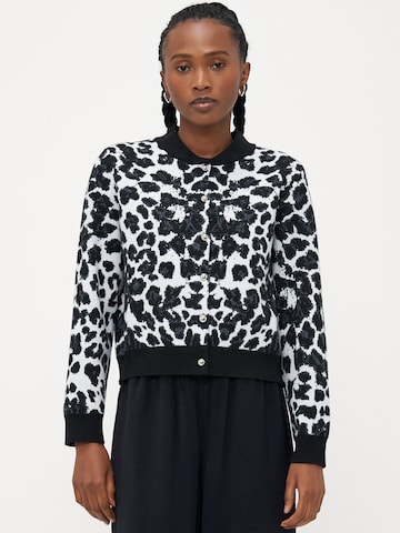 Vero Moda Petite Вязаная кофта 'VMAPPLE' в Черный: спереди