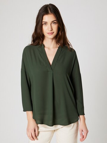 Guido Maria Kretschmer Women Blouse 'Rosa' in Green: front