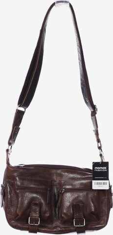 GREENBURRY Handtasche gross Leder One Size in Braun: predná strana